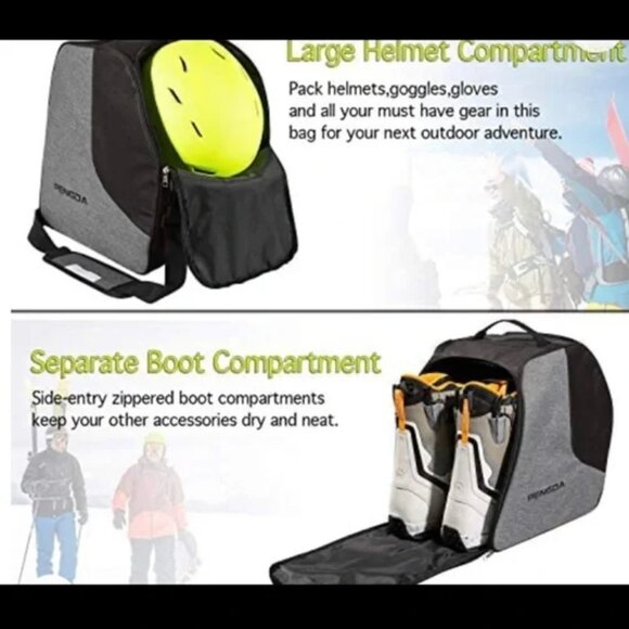 NWT Ski Boots Snowboard Bag Waterproof Travel Boot - Picture 2 of 7